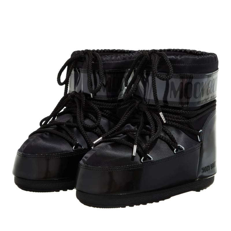 Moonboot Stiefel & Boots - Mb Icon Low Glance - Gr. 33_35 - in Schwarz - für Damen von Moonboot