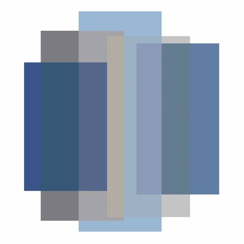 Blended 5 Colours Teppich , Farbe cloudy blue, Grösse 310 x 350 cm von Moooi Carpets