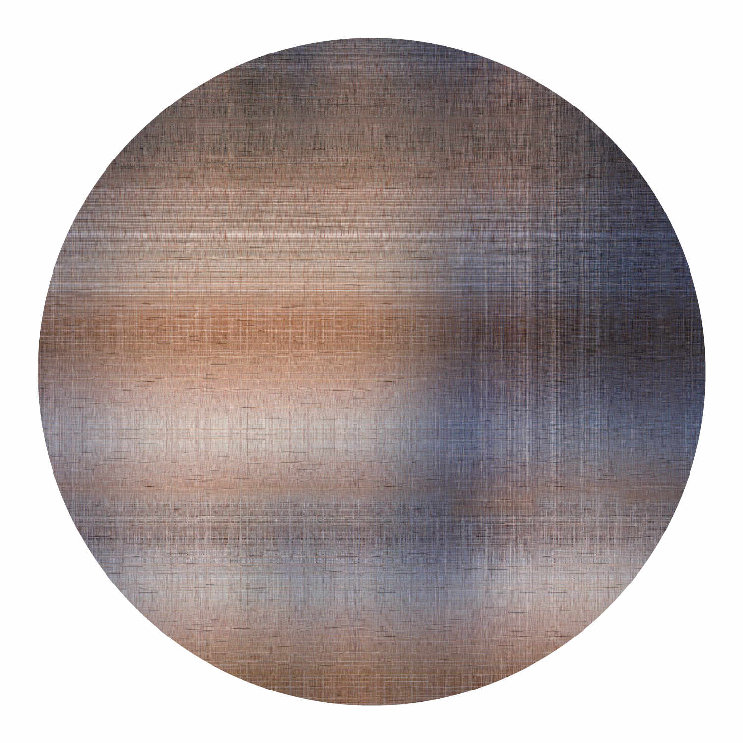 Canvas Teppich , Farbe denim, Format rund, Grösse d. 350 cm von Moooi Carpets