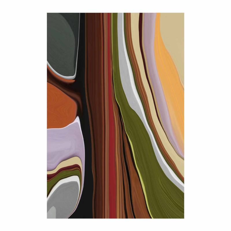 Liquid Layers, Farbe tulip, Grösse 200 x 300 cm von Moooi Carpets