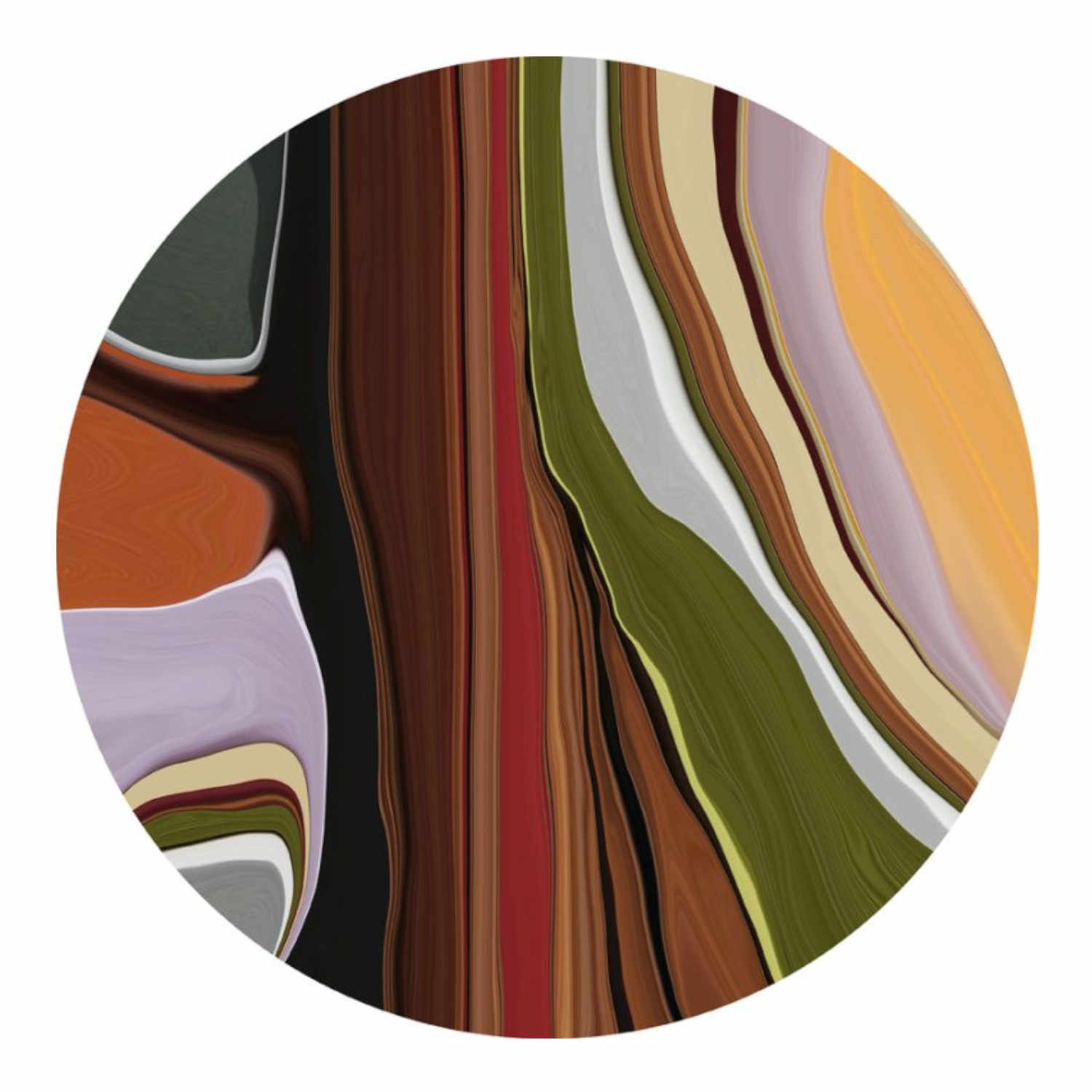 Liquid Layers, Farbe tulip, Grösse d. 350 cm von Moooi Carpets