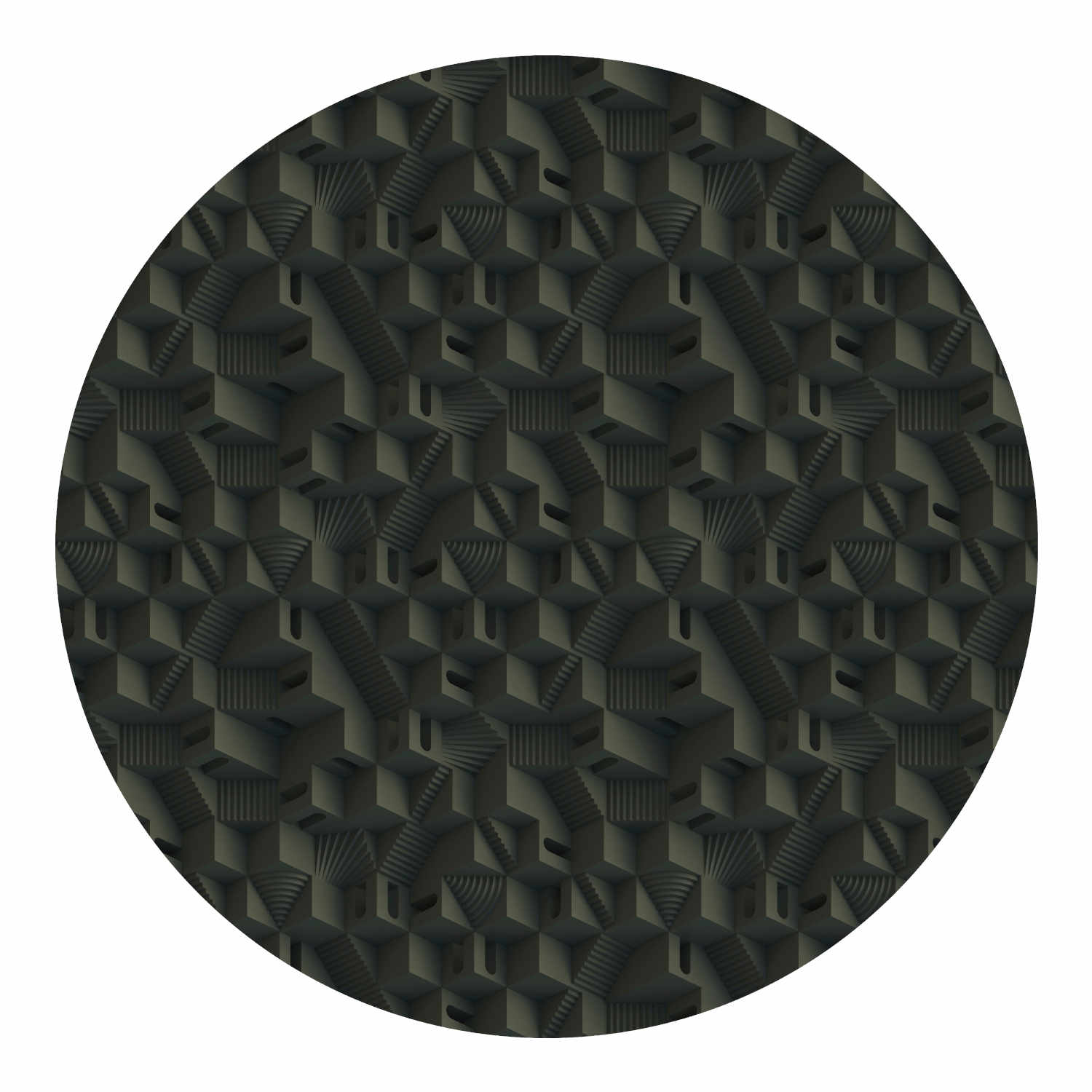 Maze Teppich, Farbe tical, Grösse d. 250 cm von Moooi Carpets