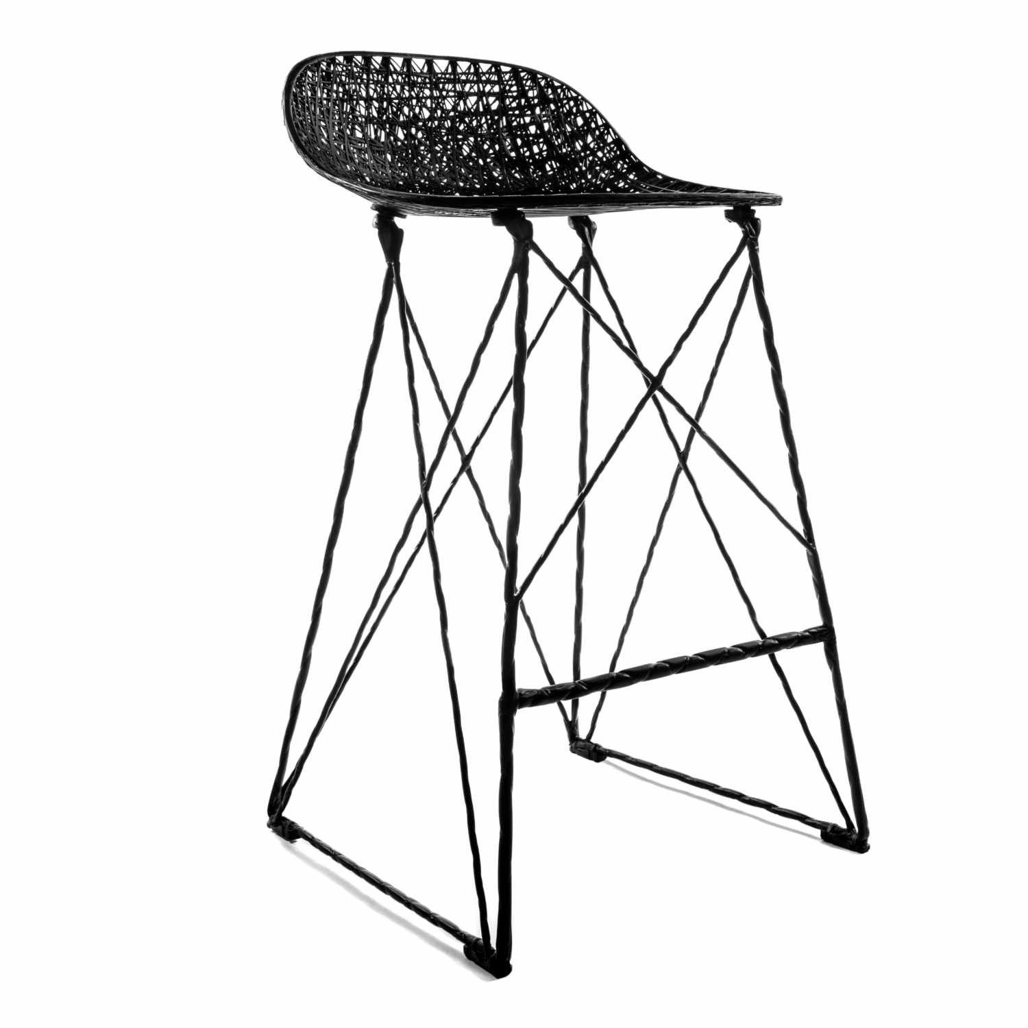 Carbon Bar Stool Barhocker, Sitzhöhe 66 cm von Moooi