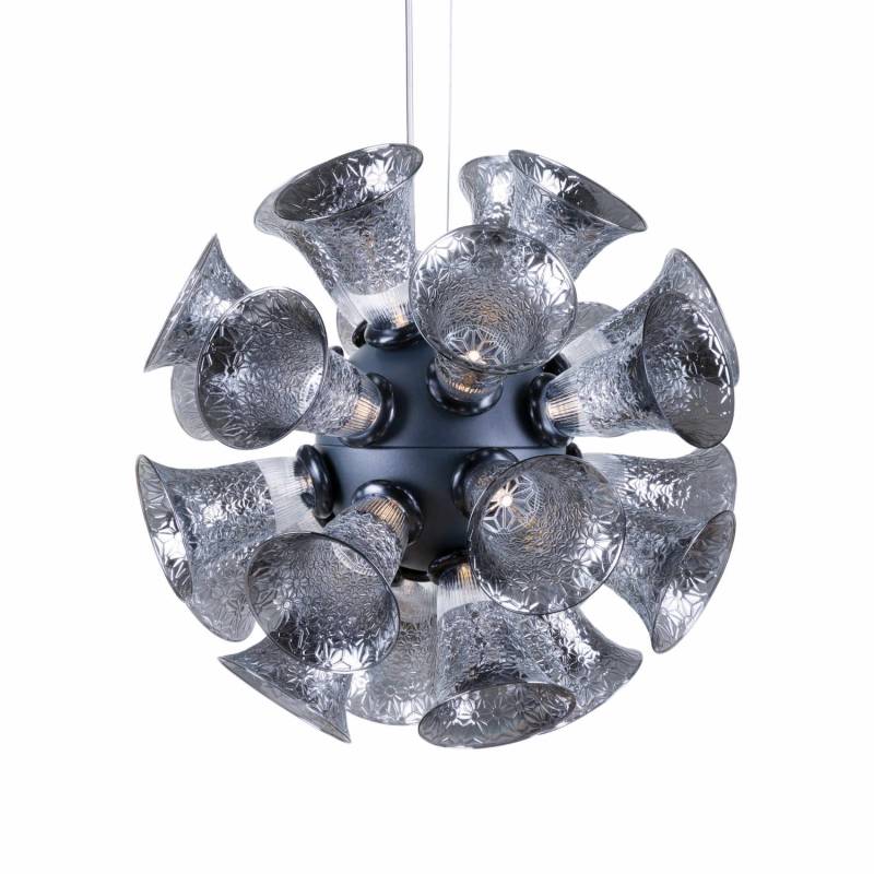 Chalice 24 LED Hängeleuchte, Ausführung metallic grau von Moooi