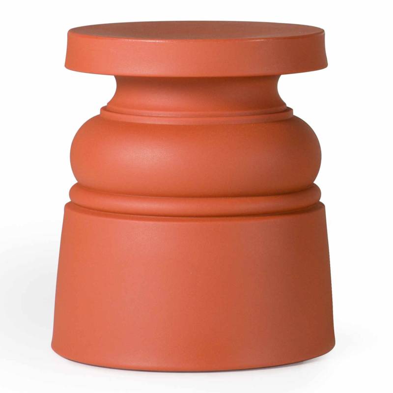 Container Stool New Antiques Hocker, Farbe terracota von Moooi