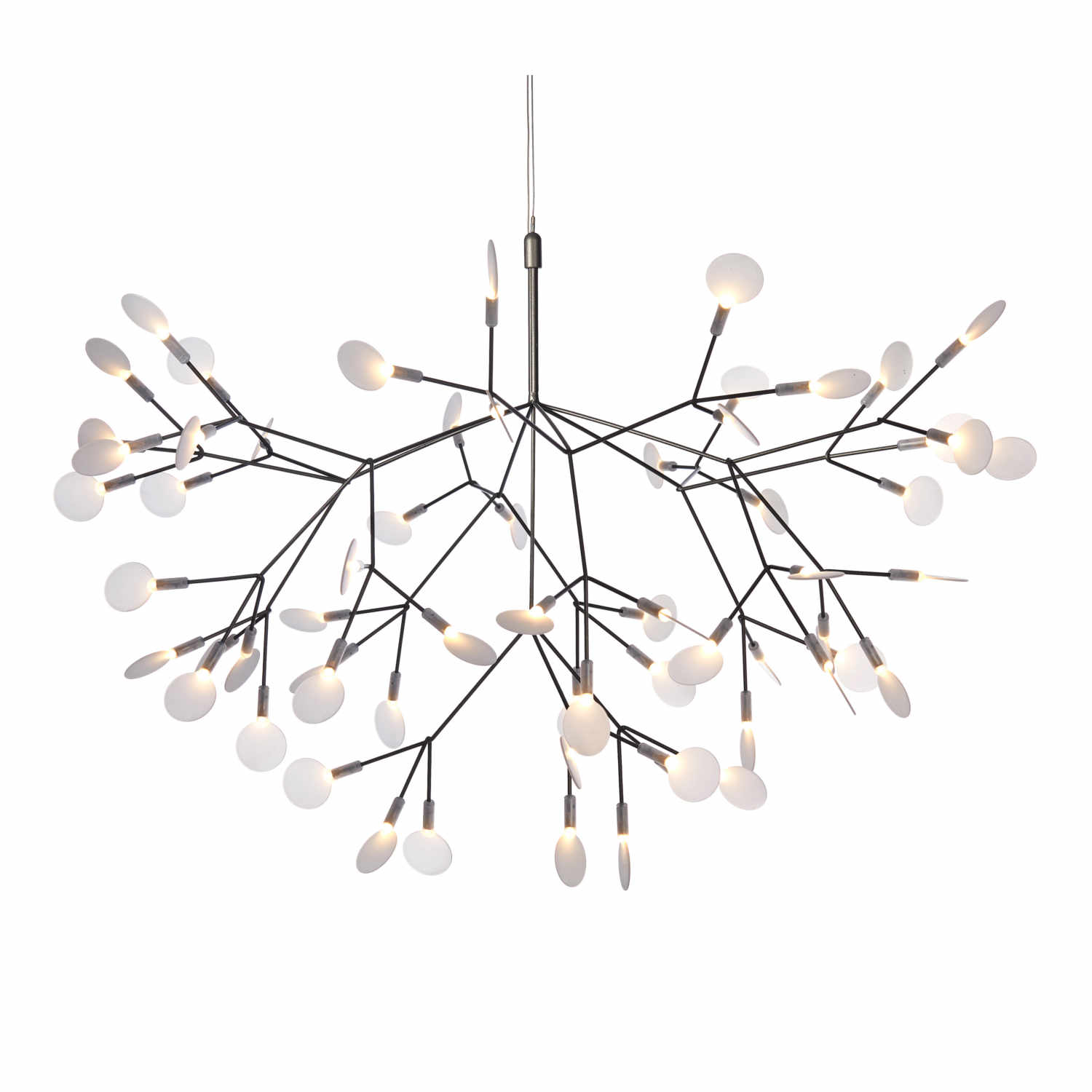 Heracleum III LED Hängeleuchte, Ausführung nickel von Moooi