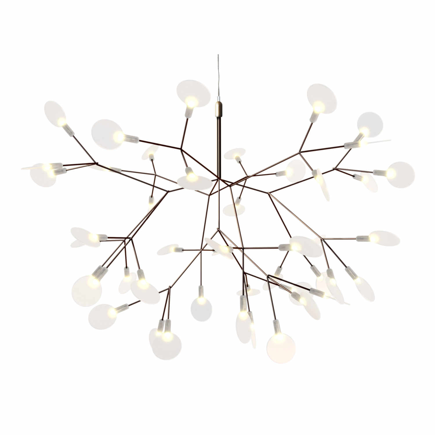 Heracleum III small LED Hängeleuchte, Ausführung kupfer von Moooi