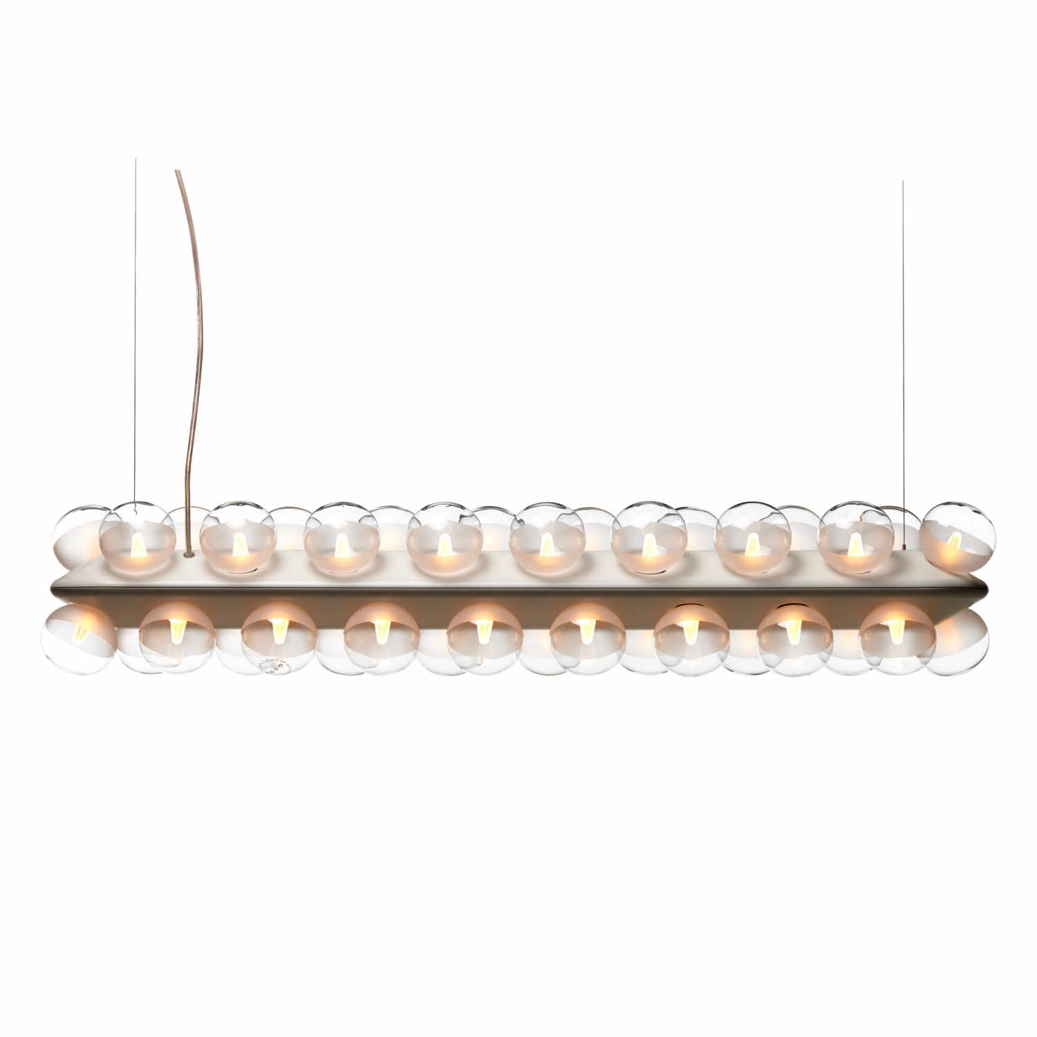 Prop Light Double LED Hängeleuchte, Ausführung normal, Lichtfarbe 2700 k - warme, gemütliche stimmung Prop Light Double LED Hängeleuchte, Ausführung normal, Lichtfarbe 2700 k - warme, gemütliche stimmung von Moooi