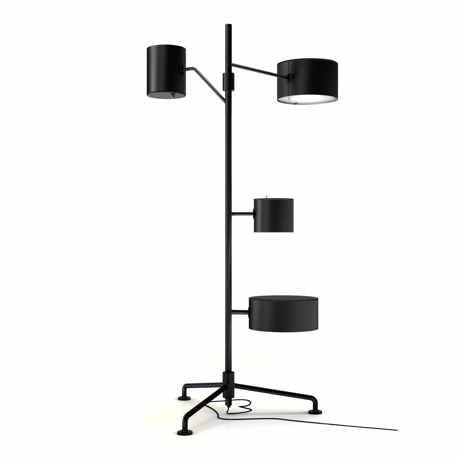 Statistocrat Floor LED Stehleuchte, Farbe schwarz von Moooi