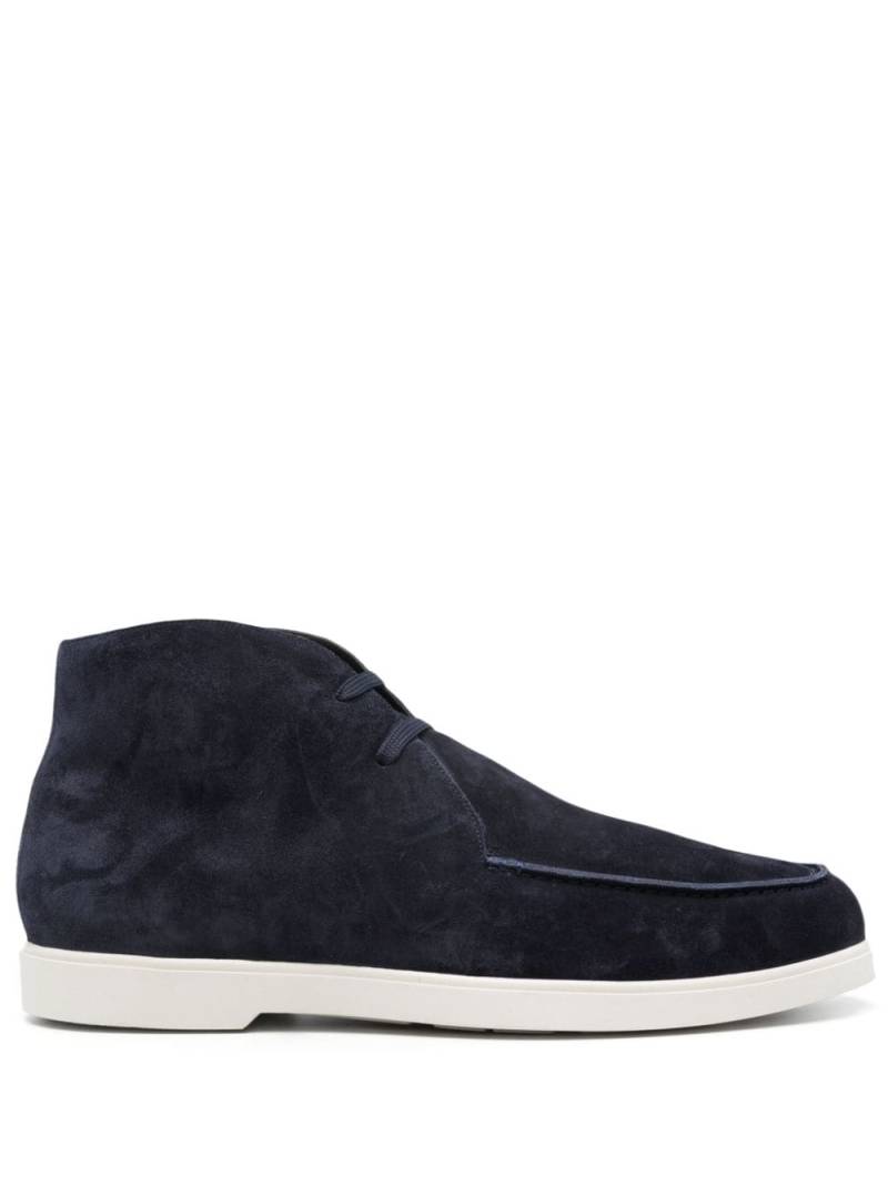 Moorer Bruschi suede boots - Blue von Moorer