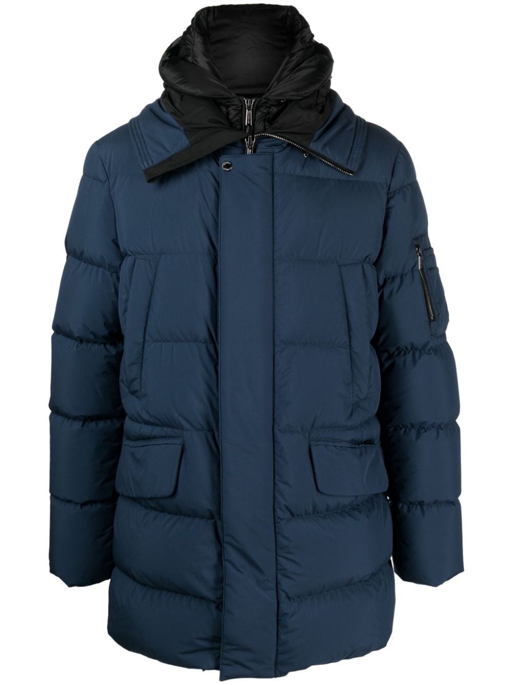 Moorer Davide padded jacket - Blue von Moorer