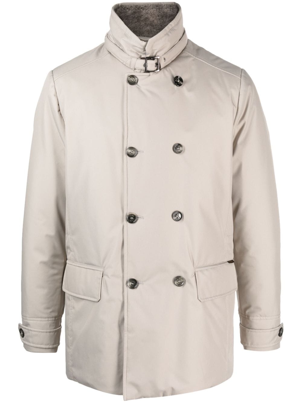 Moorer Kurt-GF double-breasted padded coat - Neutrals von Moorer