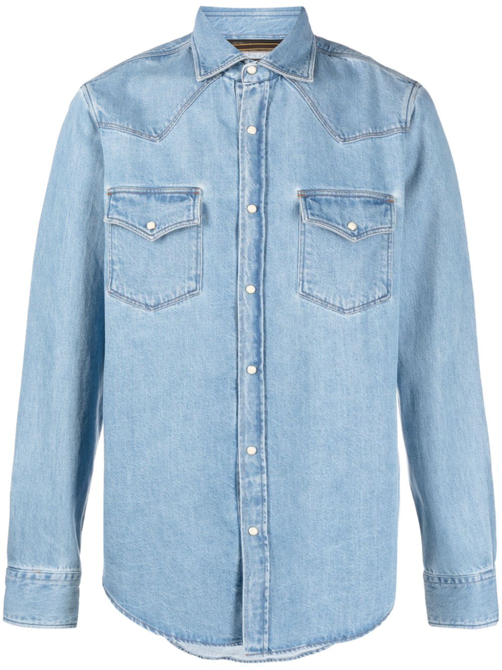 Moorer Larrie-DF306 denim shirt - Blue von Moorer