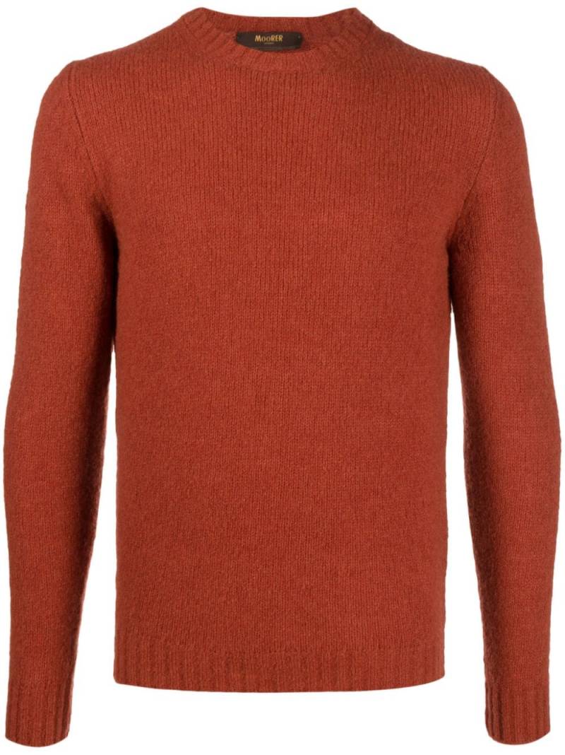 Moorer Orvieto-Exp crew-neck sweatshirt - Orange von Moorer