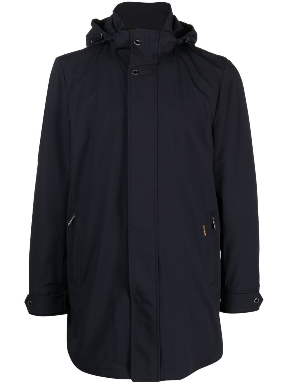 Moorer Patrarca-GS hooded parka - Blue von Moorer