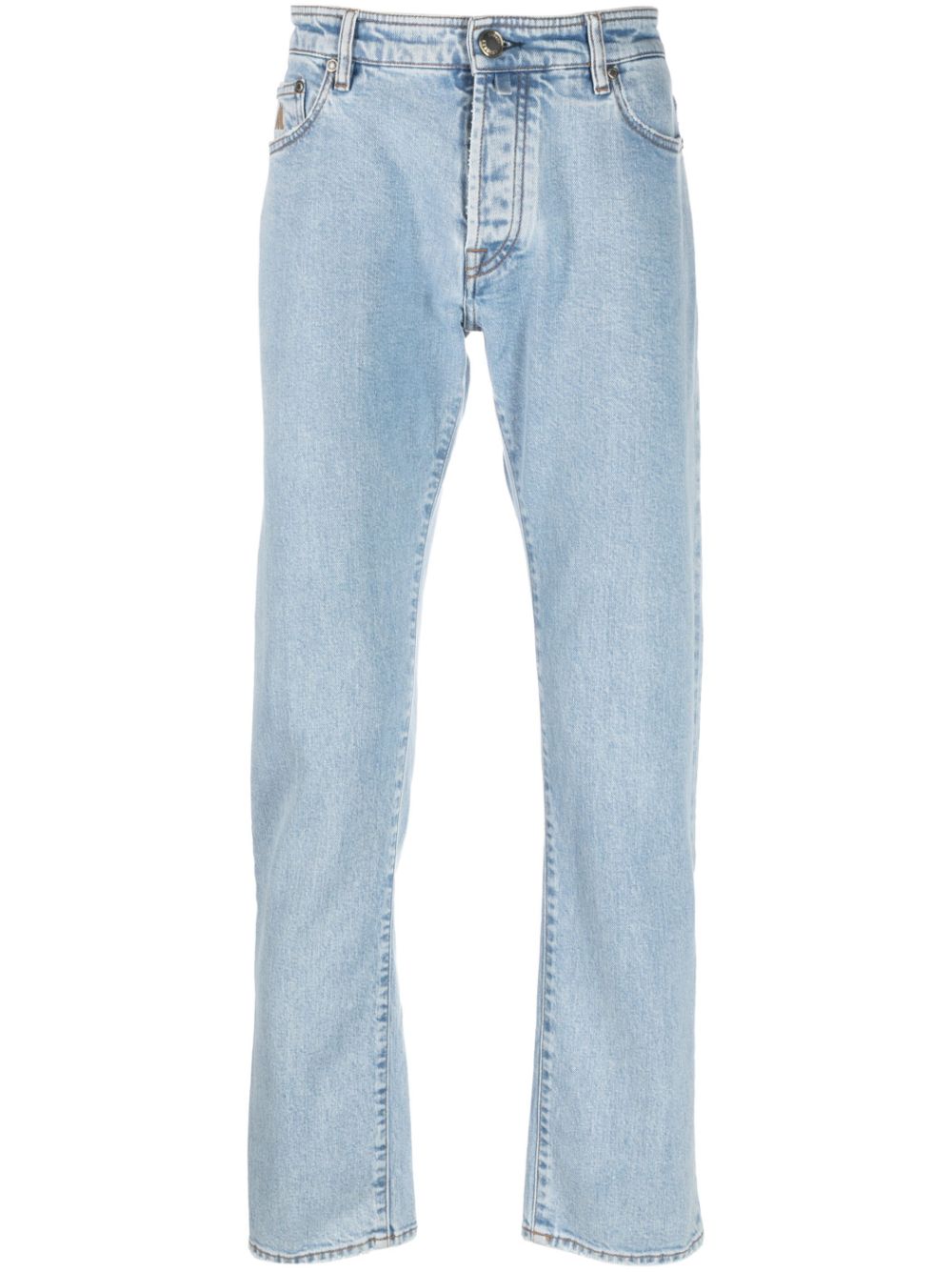 Moorer Pavel-DC113 straight-leg jeans - Blue von Moorer