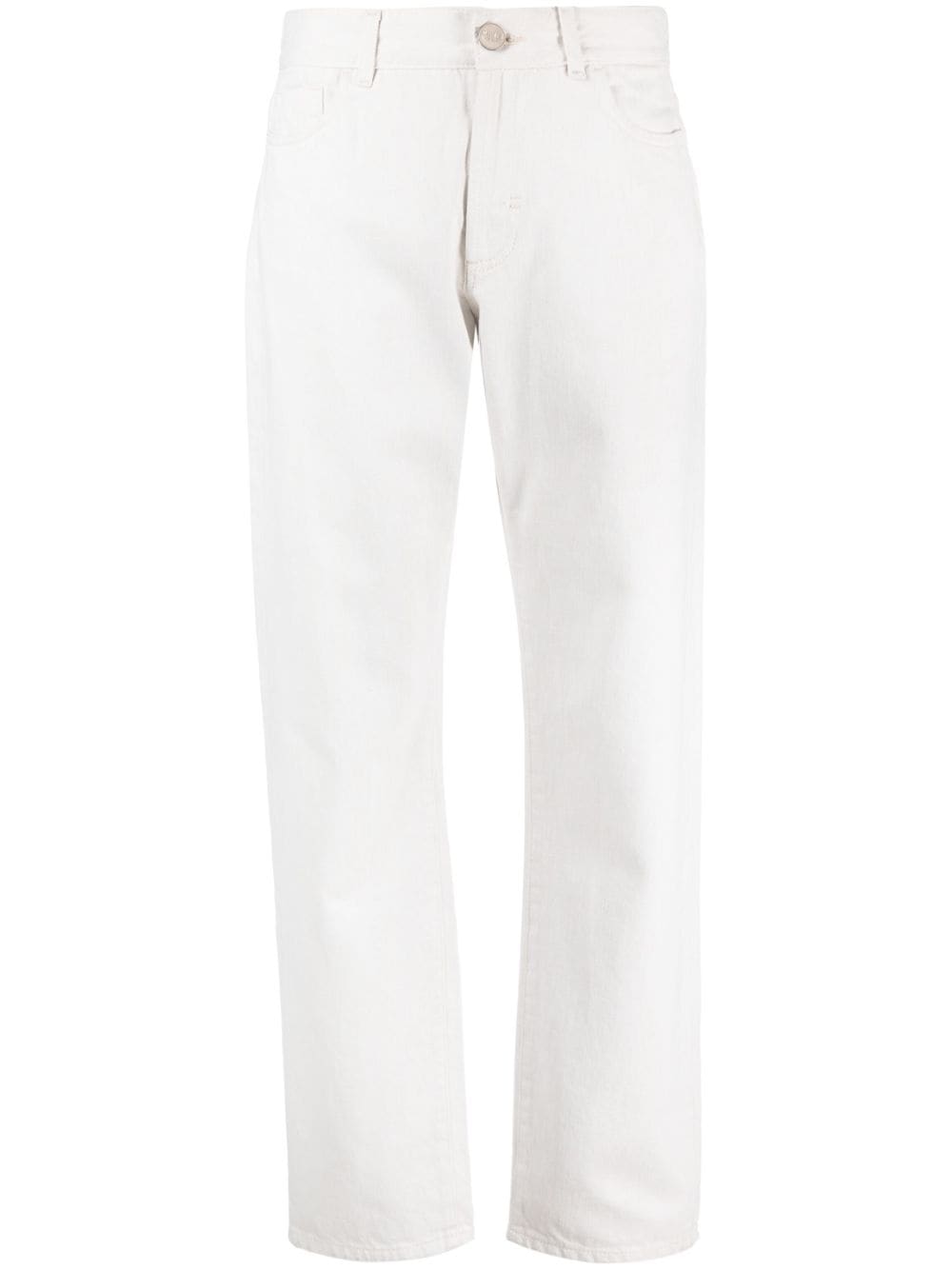 Moorer Sansa-214 straight-leg jeans - Neutrals von Moorer