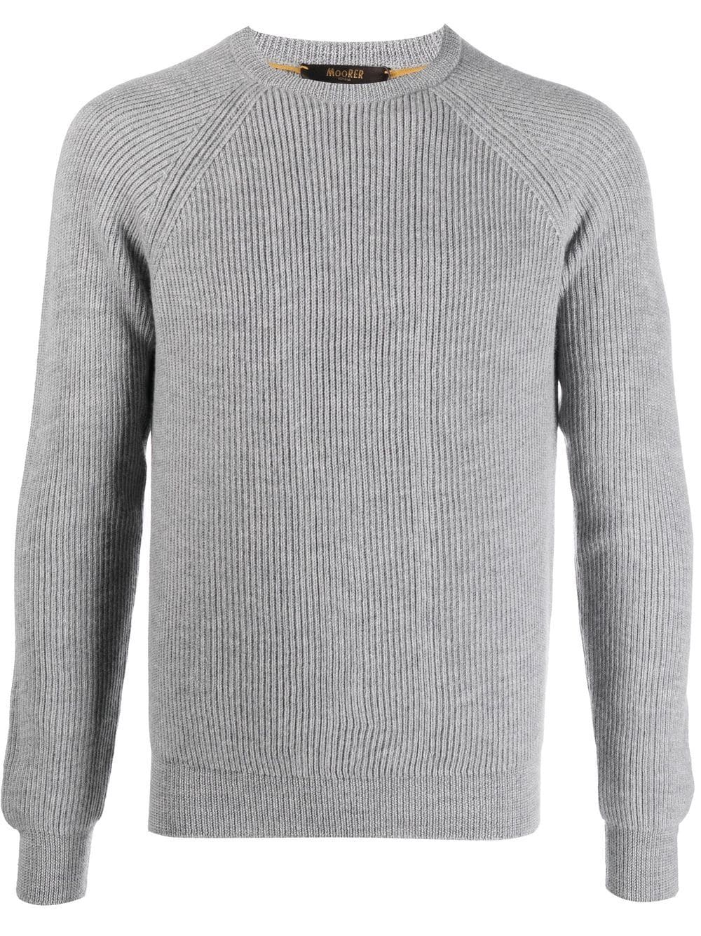 Moorer crew-neck pullover jumper - Grey von Moorer