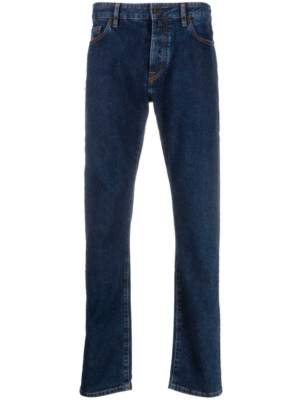 Moorer dark-wash straight-leg jeans - Blue von Moorer