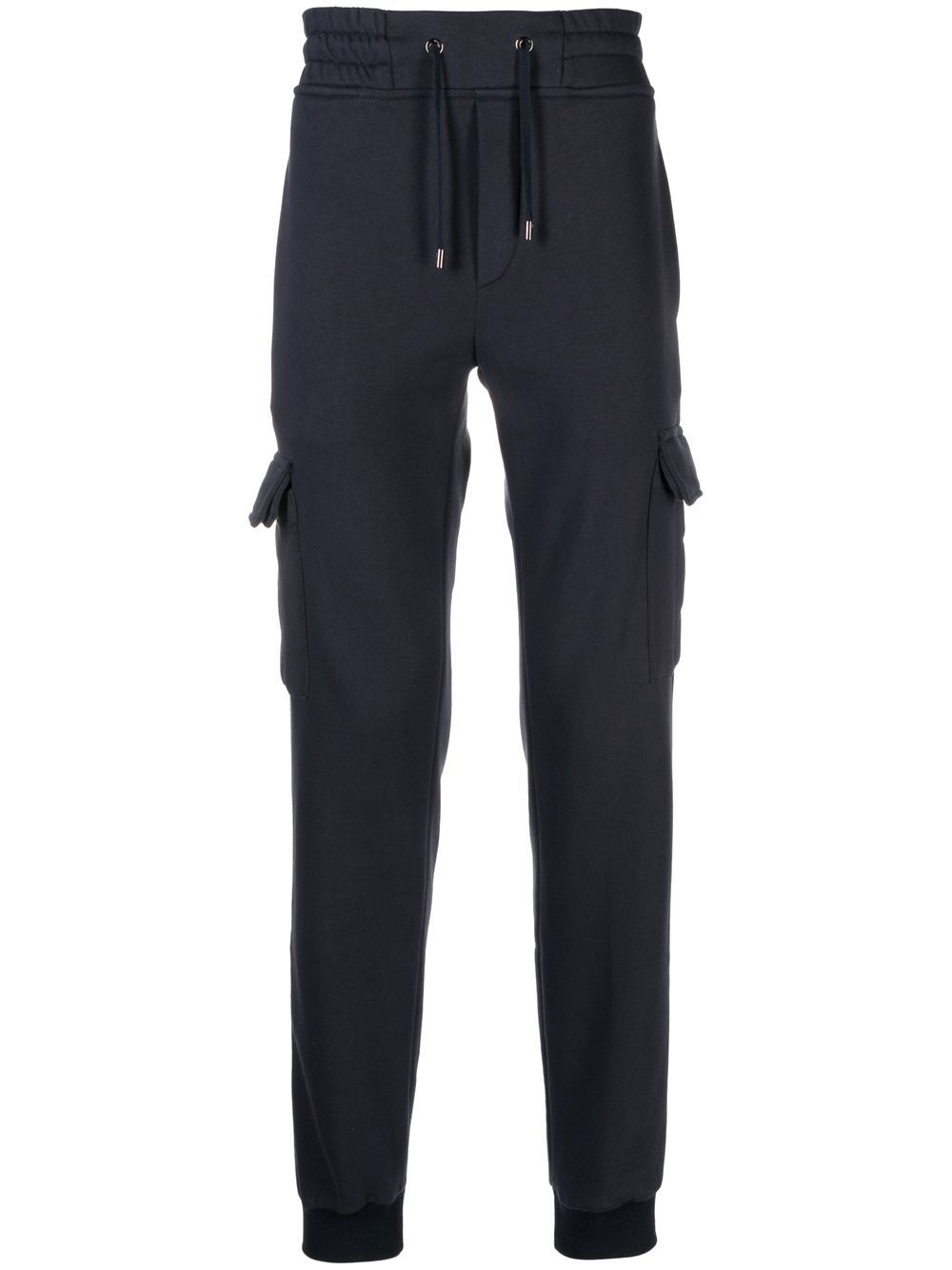 Moorer drawstring tapered cargo trousers - Blue von Moorer