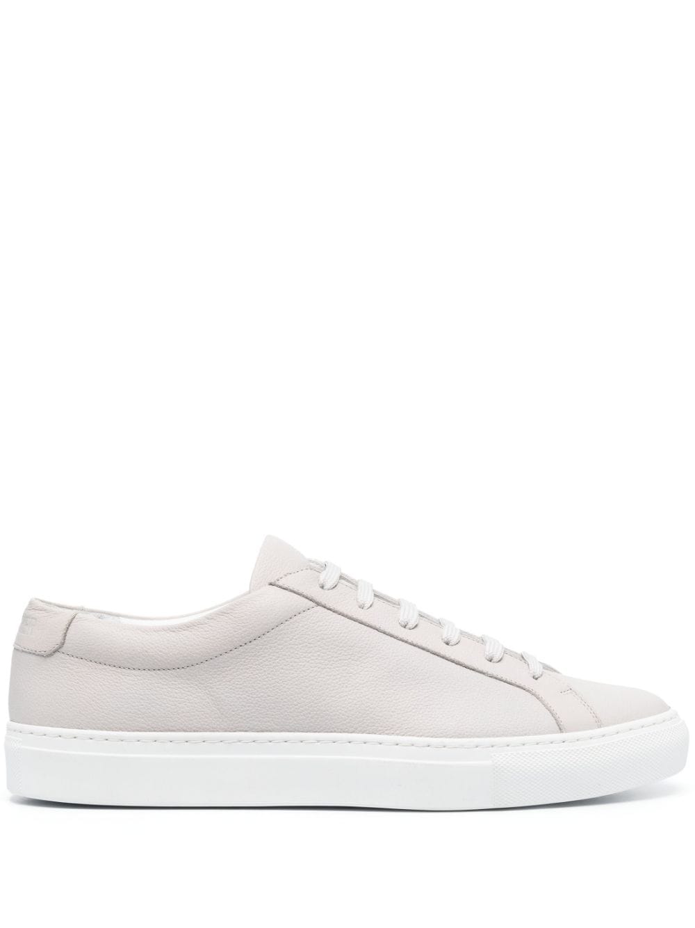 Moorer lace-up leather sneakers - Grey von Moorer