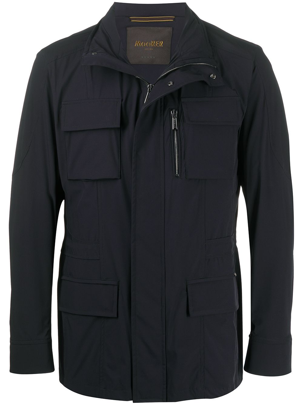 Moorer lightweight zipped jacket - Blue von Moorer