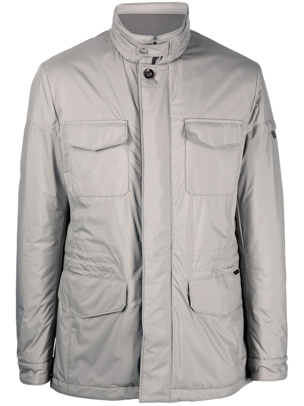Moorer long-sleeve padded jacket - Grey von Moorer
