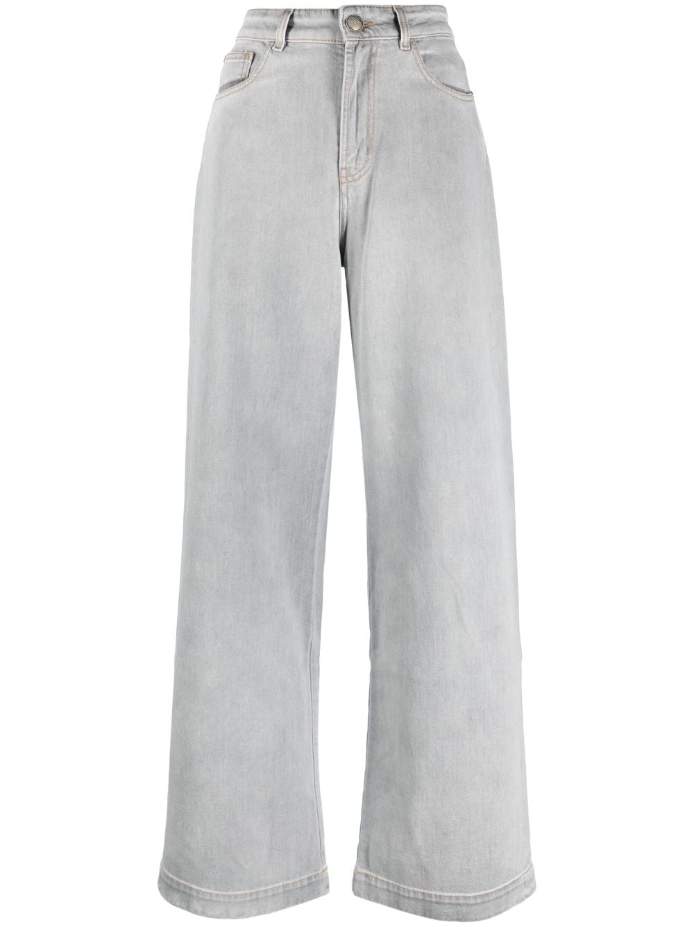 Moorer mid-rise straight-leg jeans - Grey von Moorer