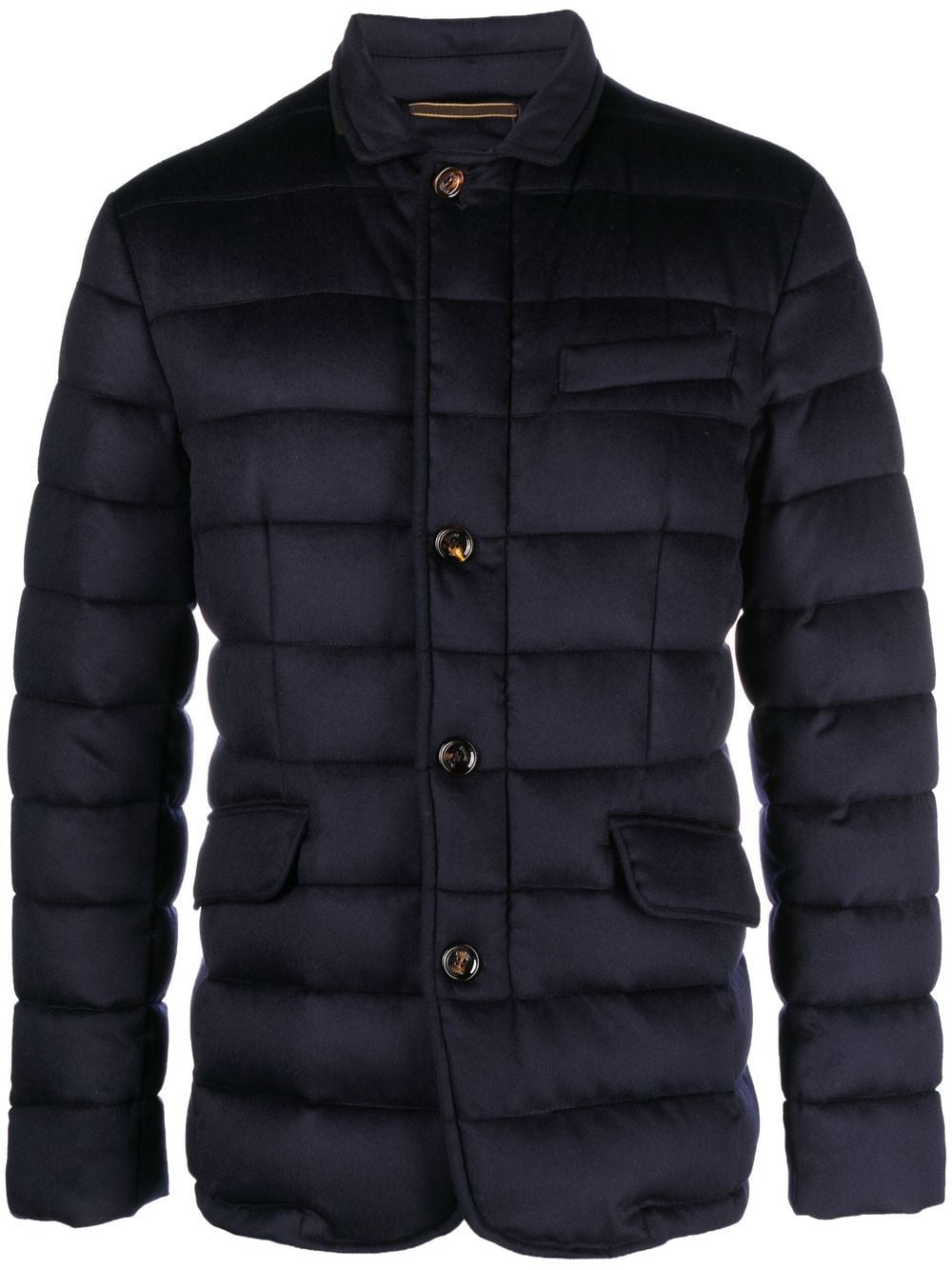 Moorer padded down jacket - Blue von Moorer