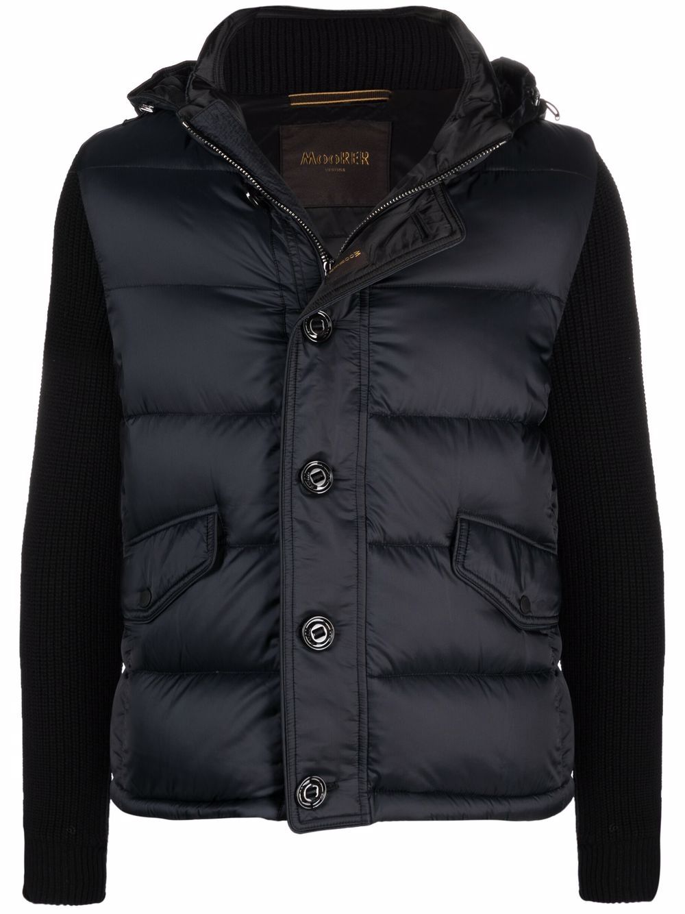 Moorer panelled padded jacket - Blue von Moorer