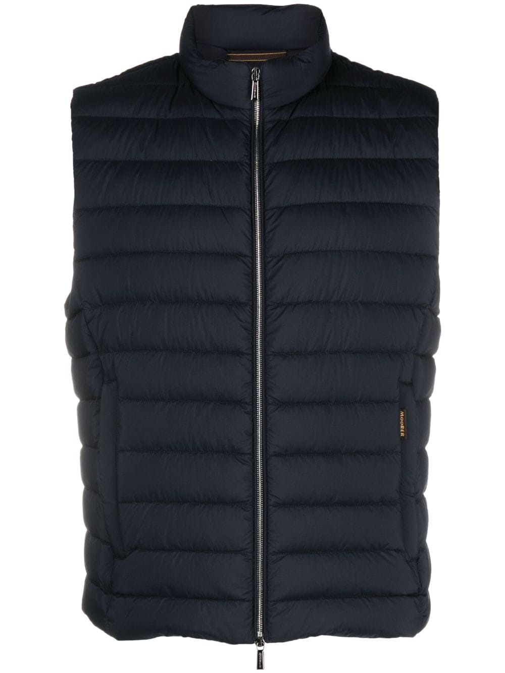 Moorer quilted zipped gilet - Blue von Moorer