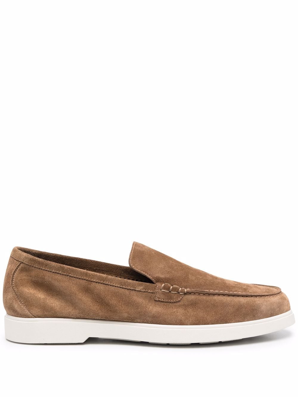 Moorer suede slip-on loafers - Brown von Moorer