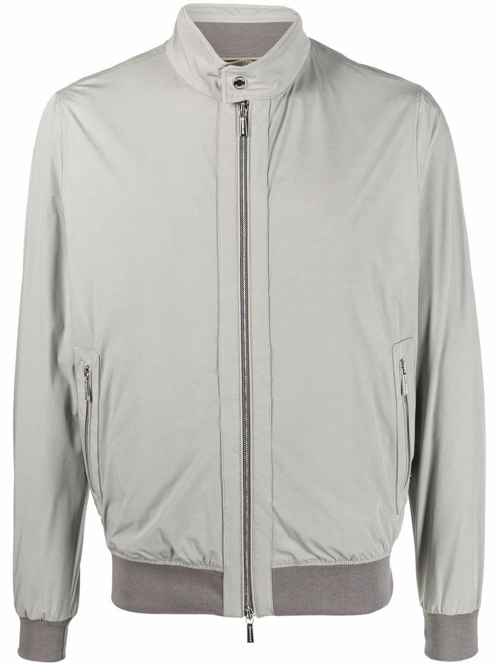 Moorer zip-fastening bomber jacket - Grey von Moorer