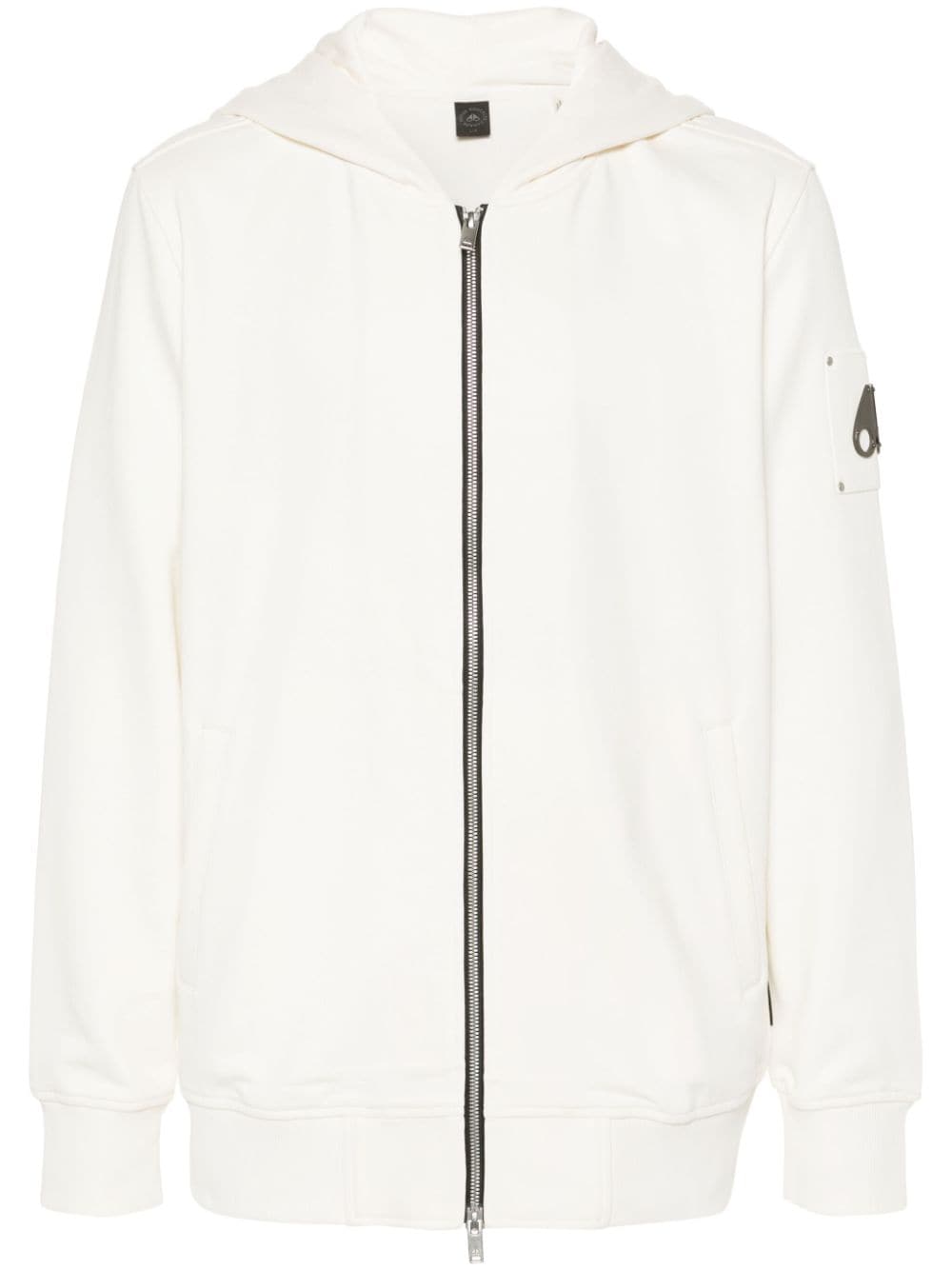 Moose Knuckles Hartsfield zip-up hoodie - Neutrals von Moose Knuckles