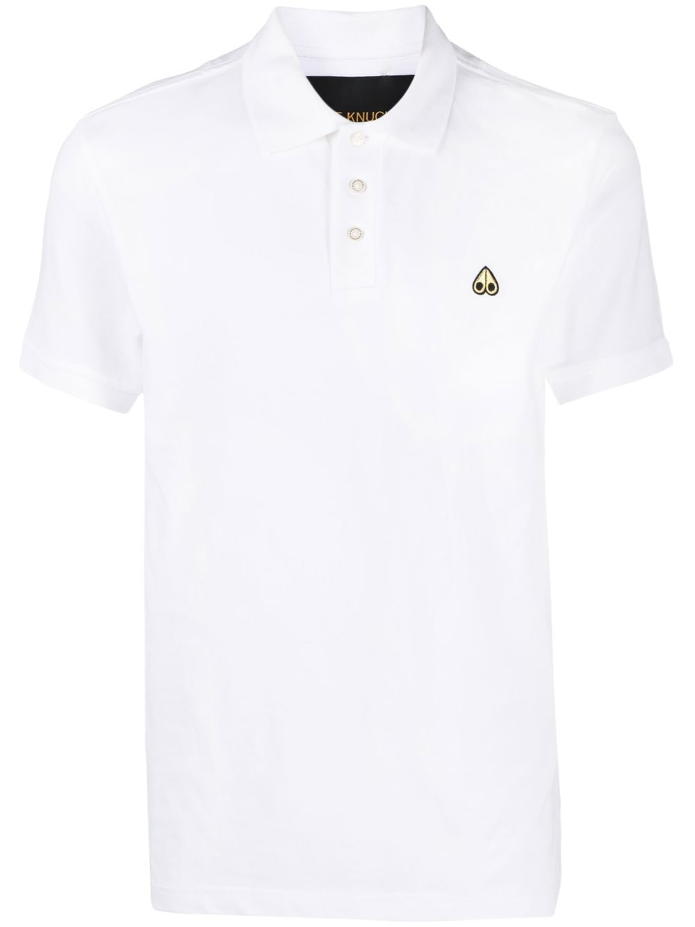 Moose Knuckles embroidered-logo polo shirt - White von Moose Knuckles