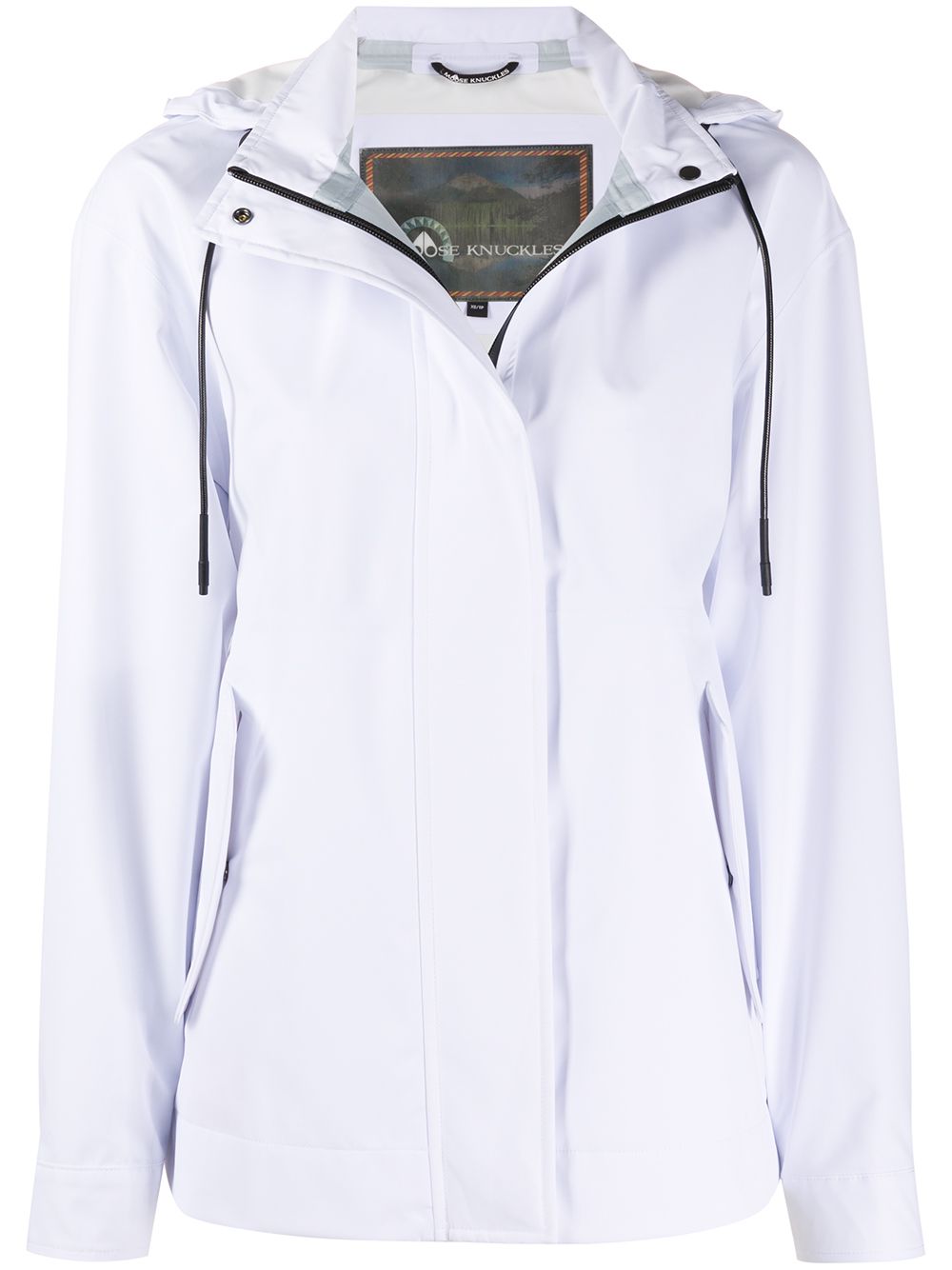 Moose Knuckles hooded sports jacket - White von Moose Knuckles