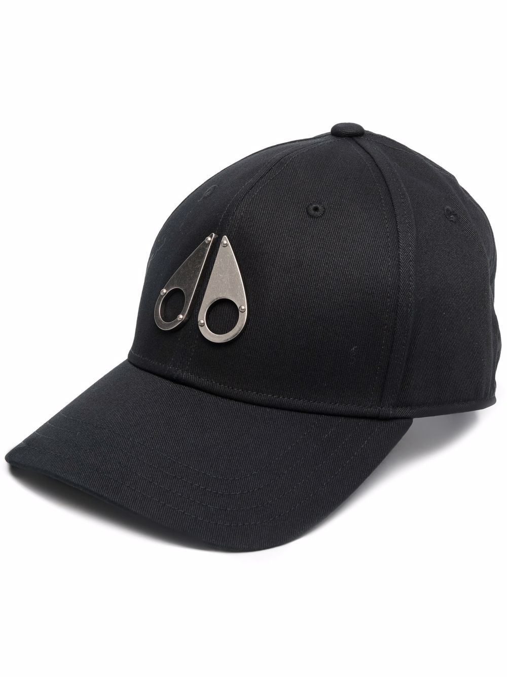 Moose Knuckles silver plaque cap - Black von Moose Knuckles