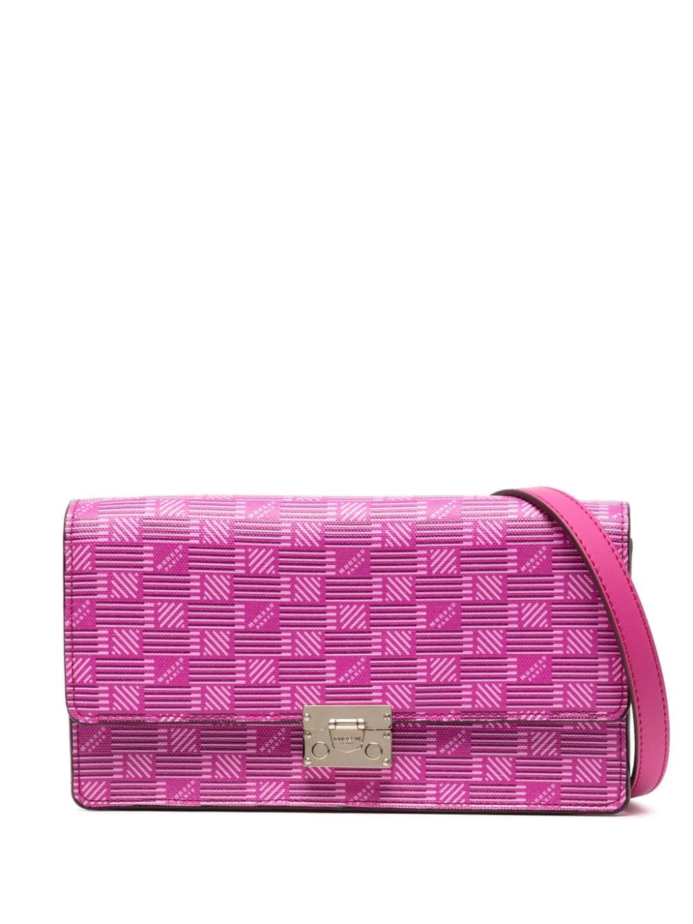 Moreau Gigi monogram-pattern leather shoulder bag - Pink von Moreau