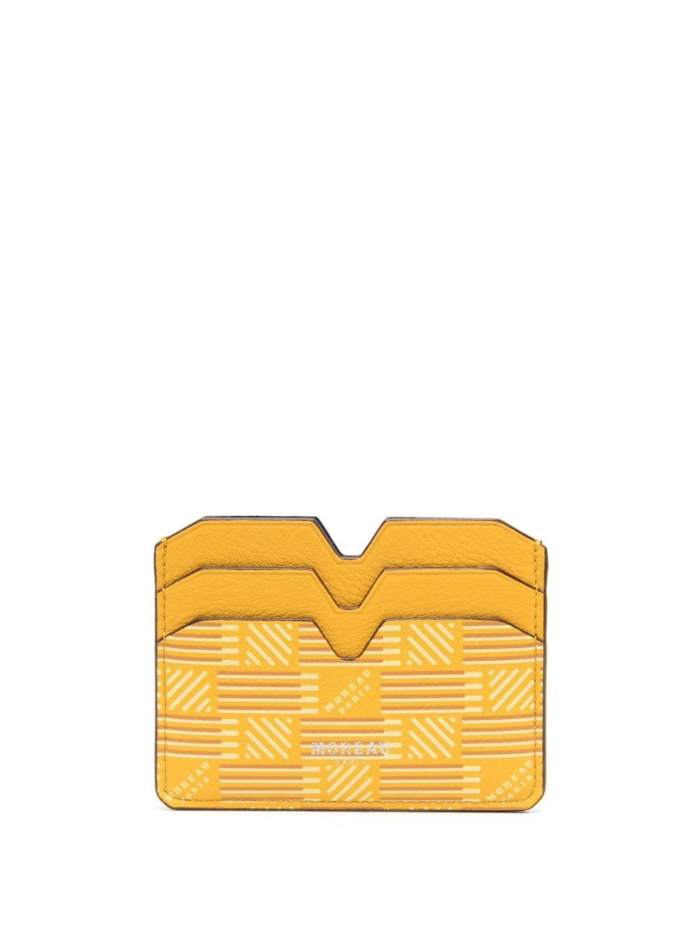 Moreau monogram leather cardholder - Yellow von Moreau