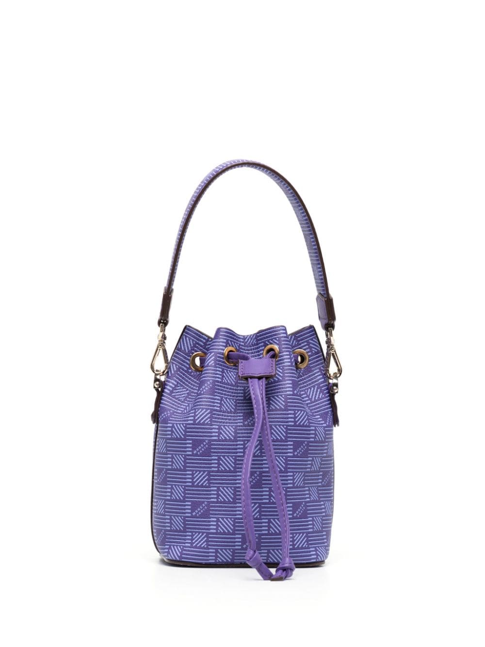 Moreau monogram-print bucket bag - Purple von Moreau