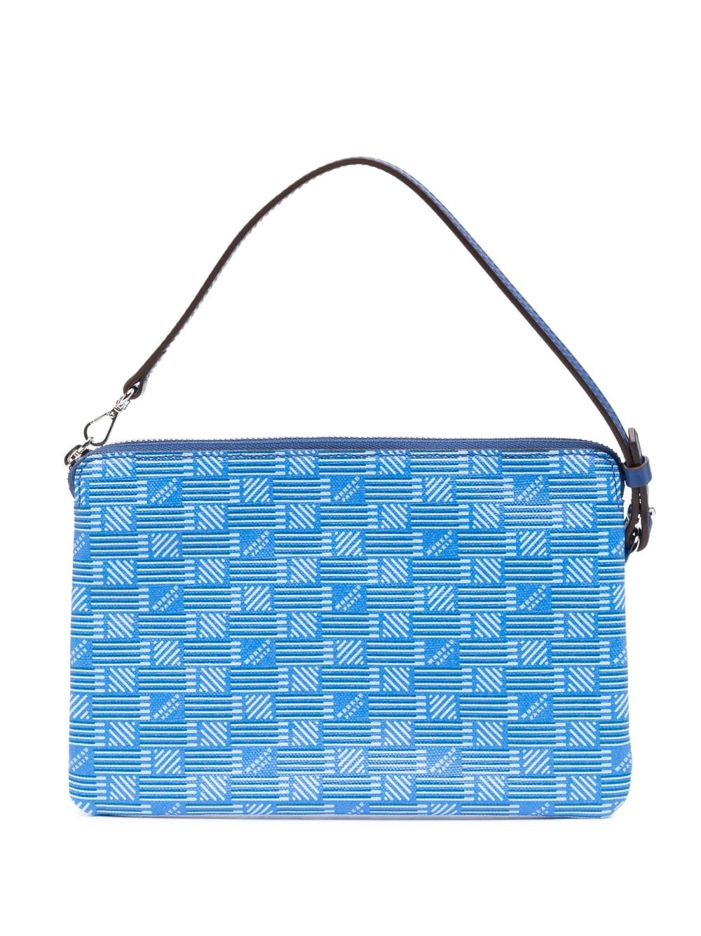 Moreau monogram-print clutch bag - Blue von Moreau