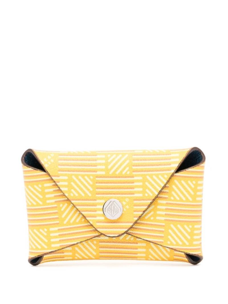 Moreau origami flap wallet - Yellow von Moreau