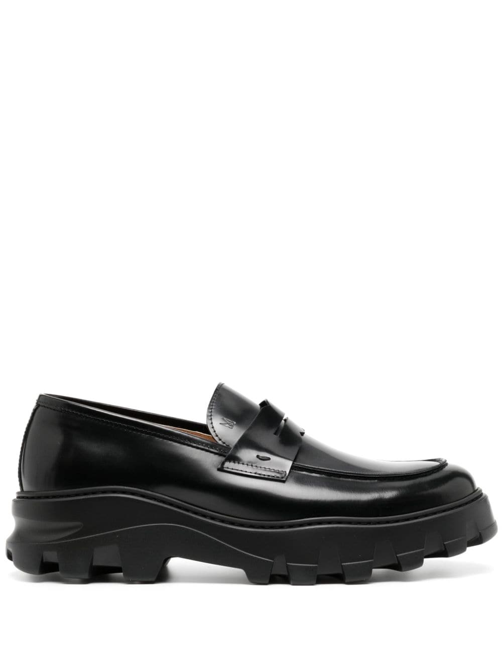 Moreschi penny-slot leather loafers - Black von Moreschi