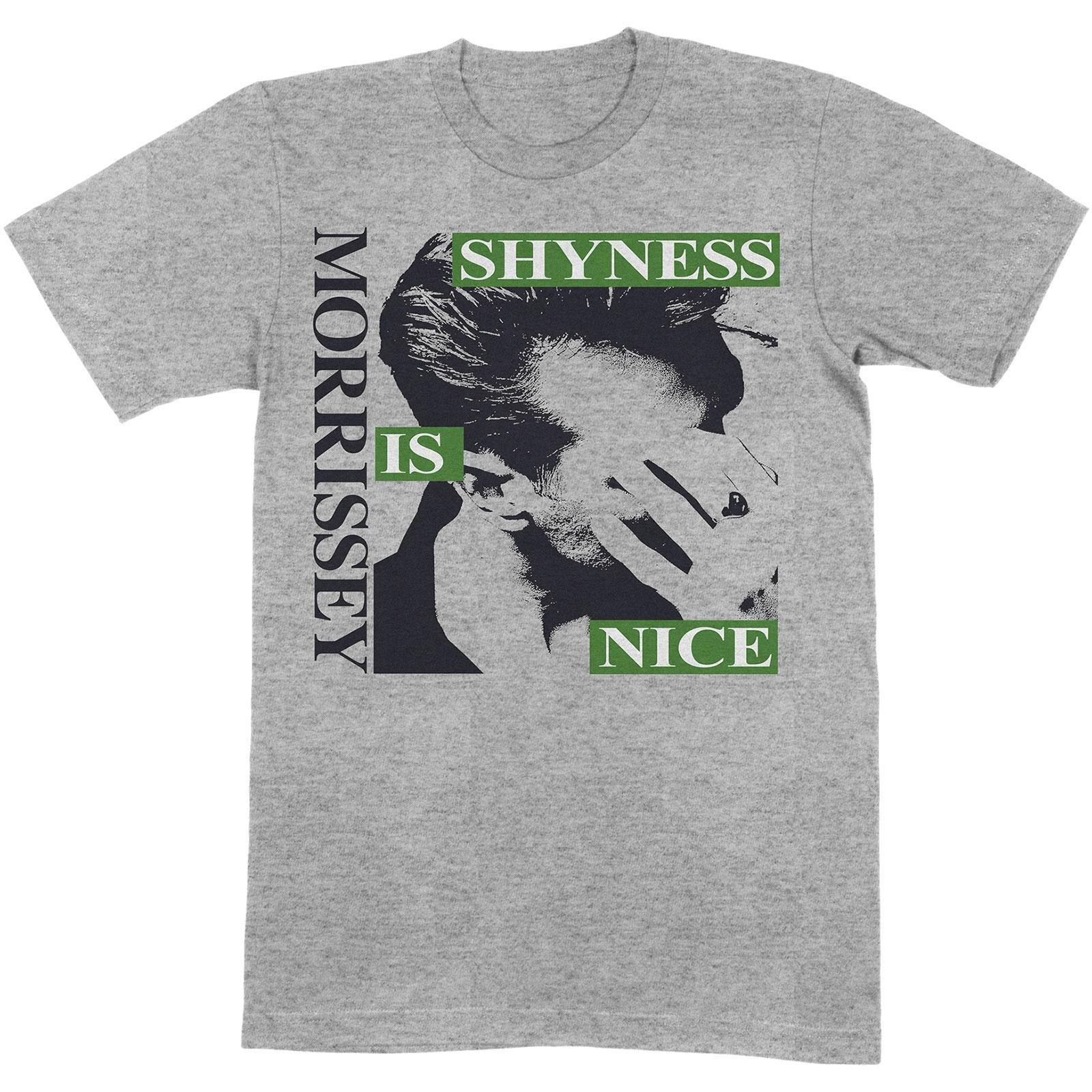 Shyness Is Nice Tshirt Damen Grau L von Morrissey