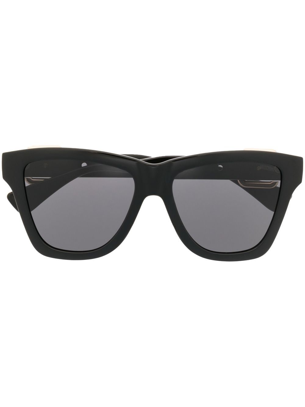 Moschino Eyewear buckle-detail square-frame sunglasses - Black von Moschino Eyewear