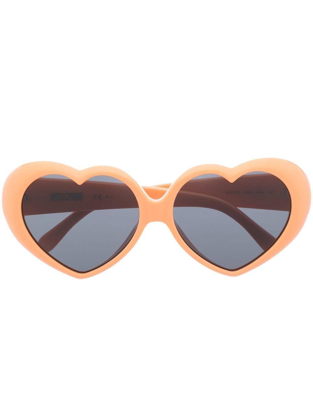 Moschino Eyewear heart-shaped frame sunglasses - Orange von Moschino Eyewear