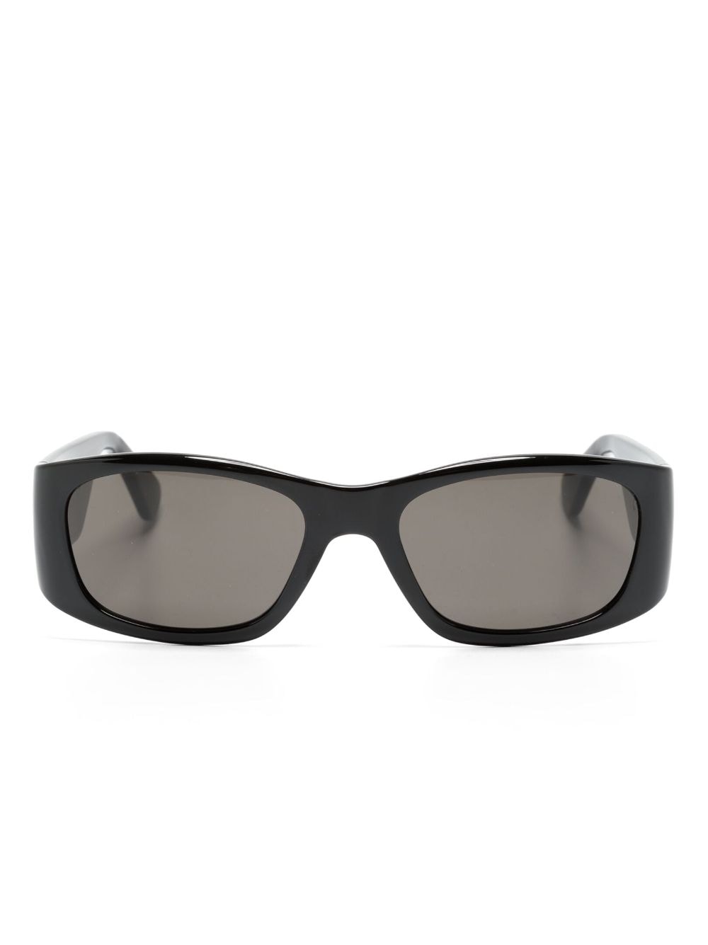 Moschino Eyewear logo-lettering rectangle-frame sunglasses - Black von Moschino Eyewear