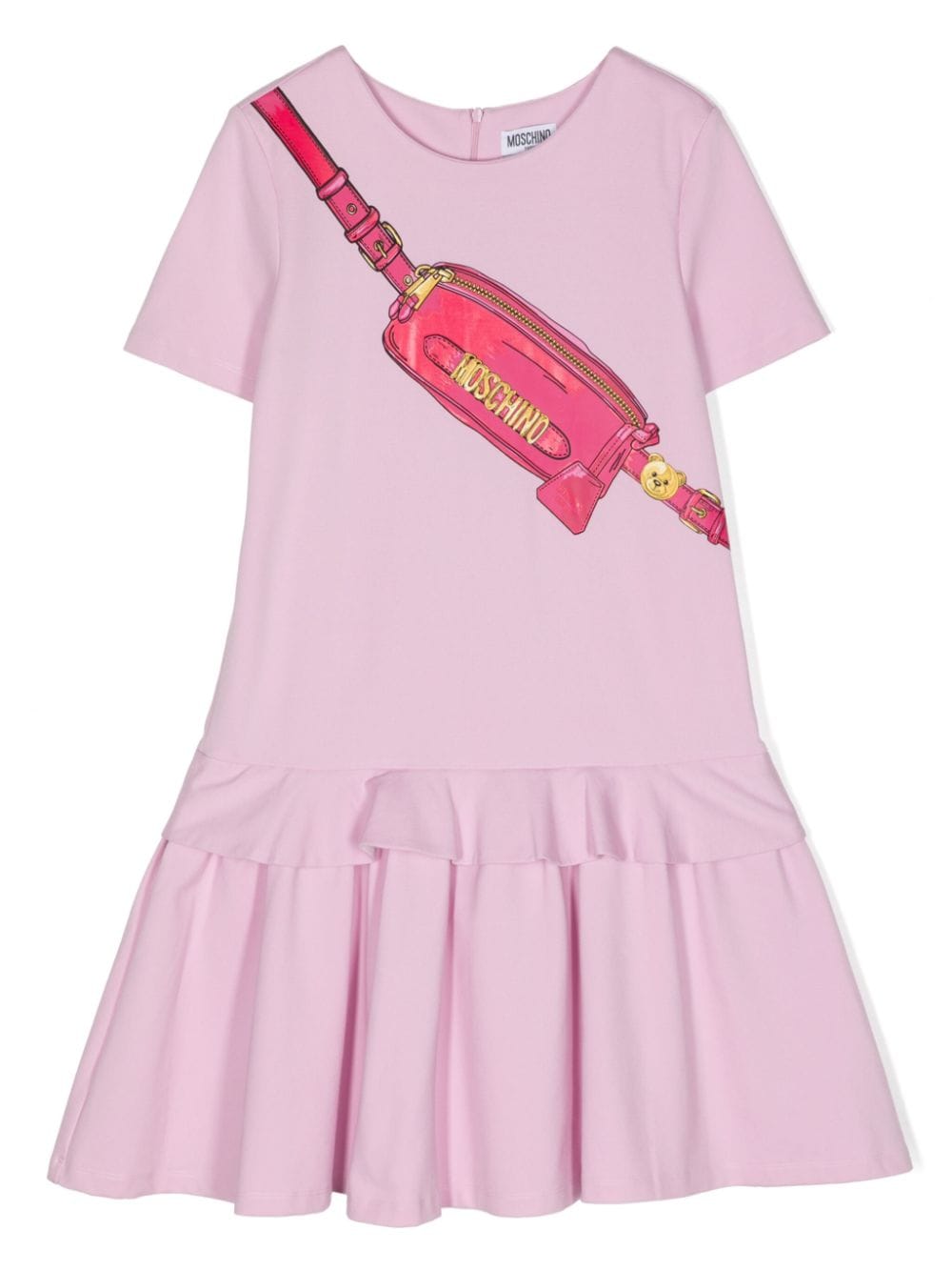 Moschino Kids Fanny Pack logo-print dress - Pink von Moschino Kids