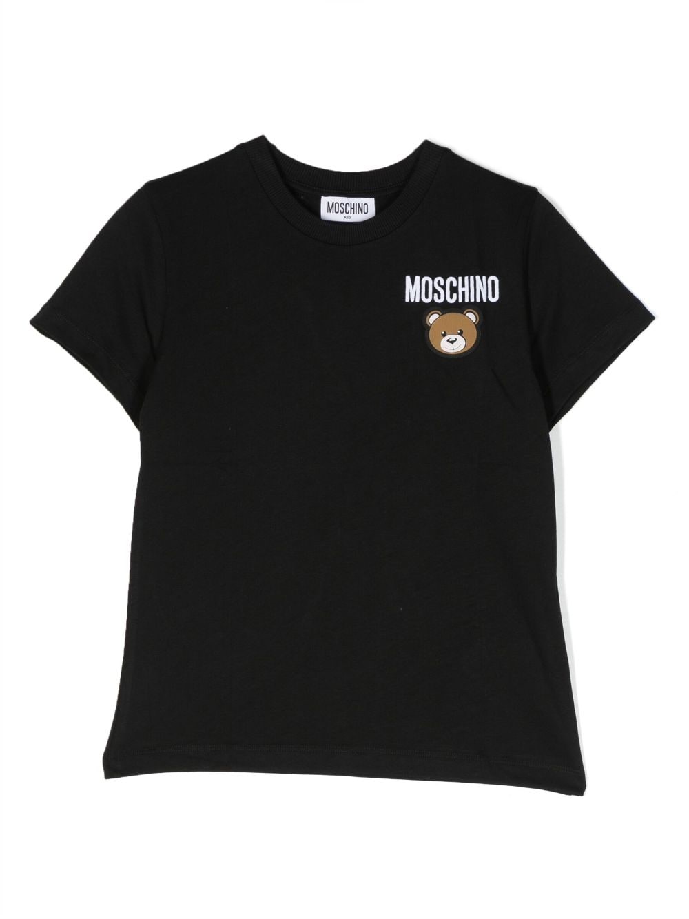 Moschino Kids Leo Teddy-print cotton T-shirt - Black von Moschino Kids