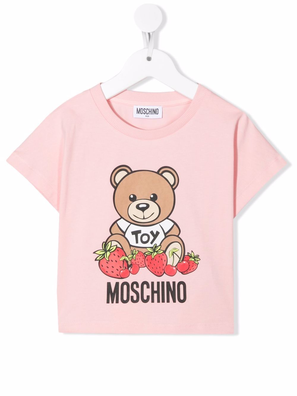 Moschino Kids Strawberries Teddy Bear T-shirt - Pink von Moschino Kids